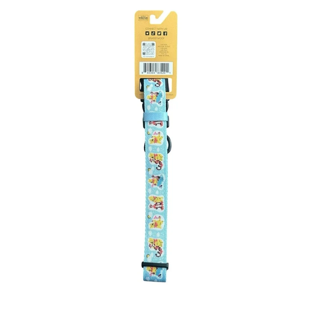 Disney Winnie The Pooh Sassy Woof Neoprene Collar Large Adjustable 16-26